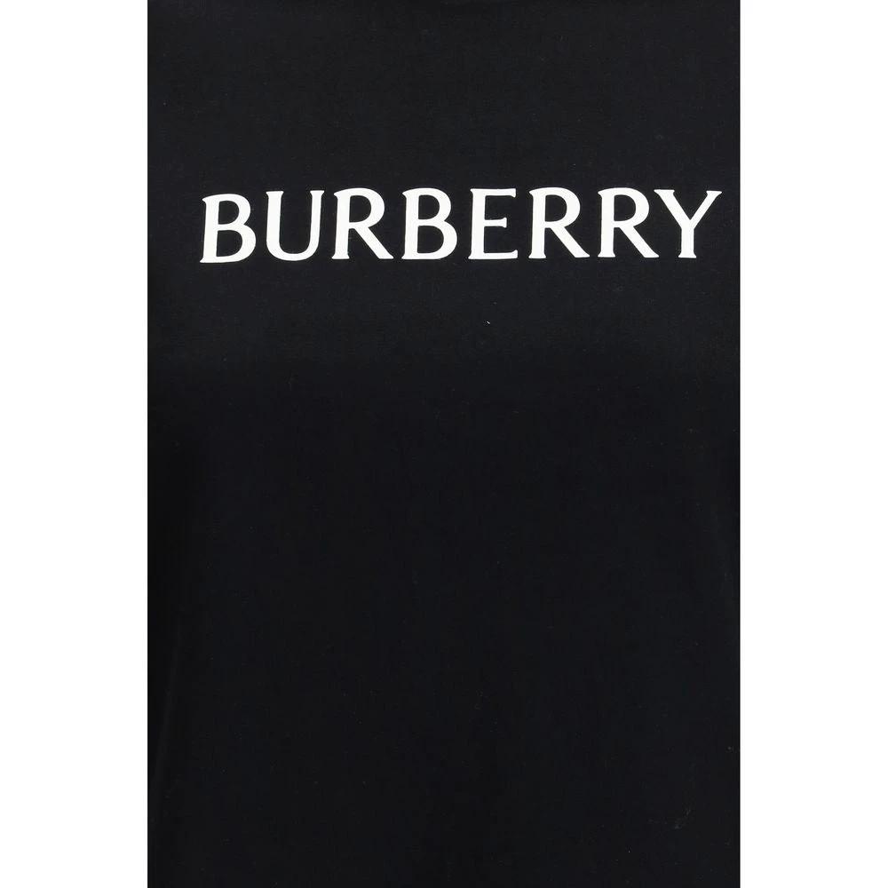 Burberry Schwarzes Baumwoll-T-Shirt by Burberry