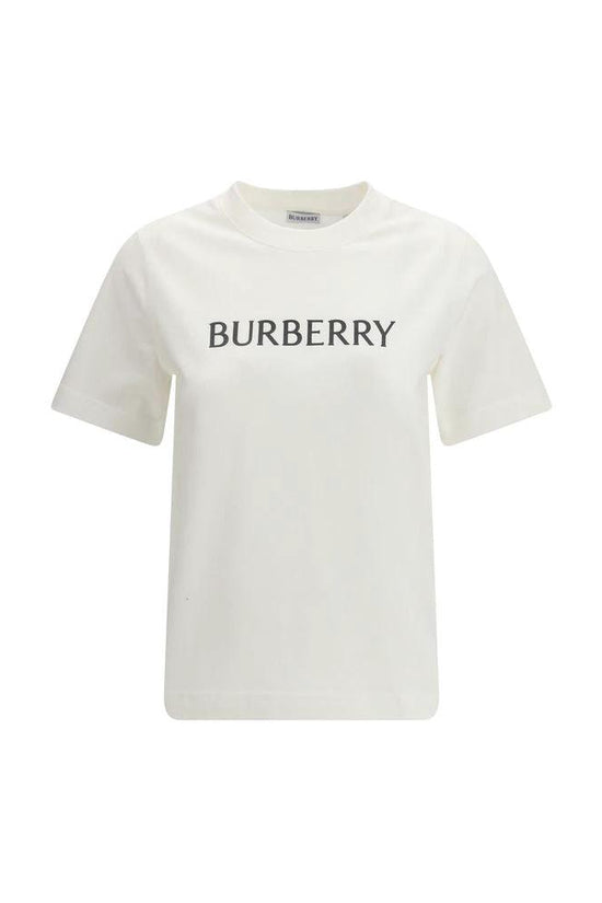 Burberry Weißes Baumwoll-T-Shirt by Burberry