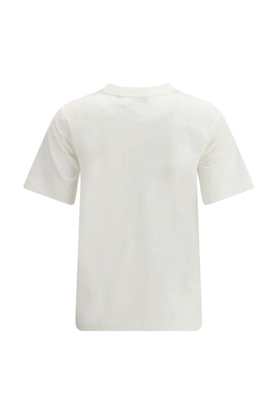 Burberry Weißes Baumwoll-T-Shirt by Burberry