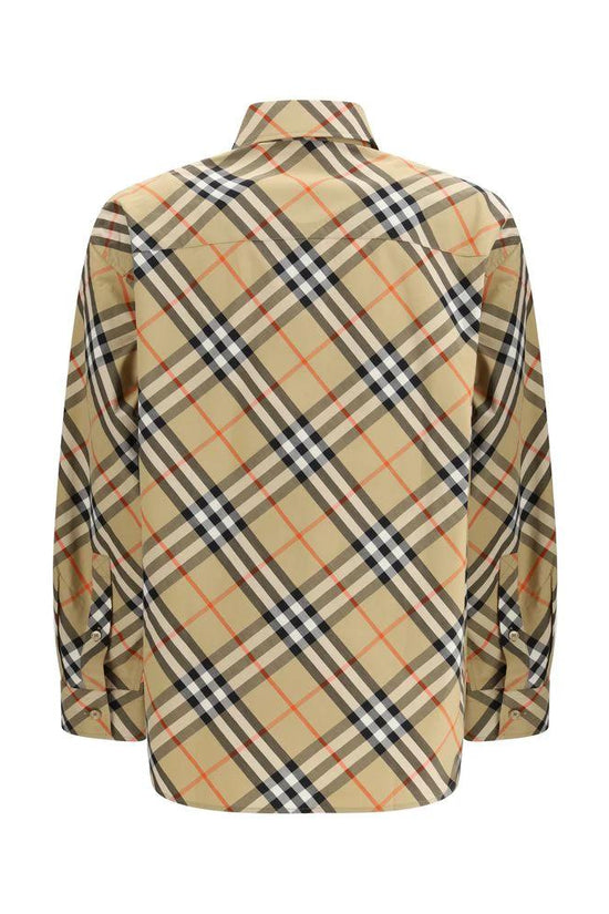 Burberry Mehrfarbiges Baumwollhemd mit Muster by Burberry