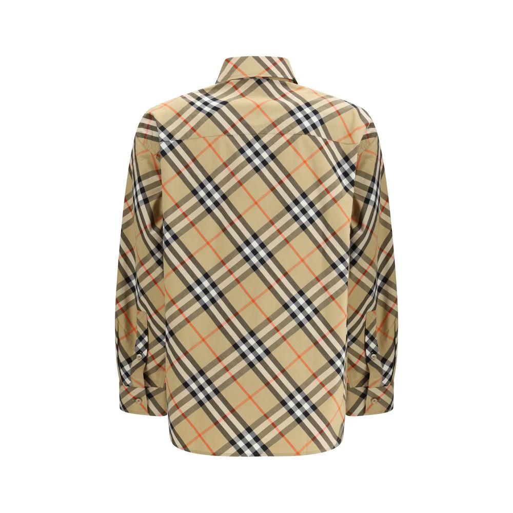 Burberry Mehrfarbiges Baumwollhemd mit Muster by Burberry