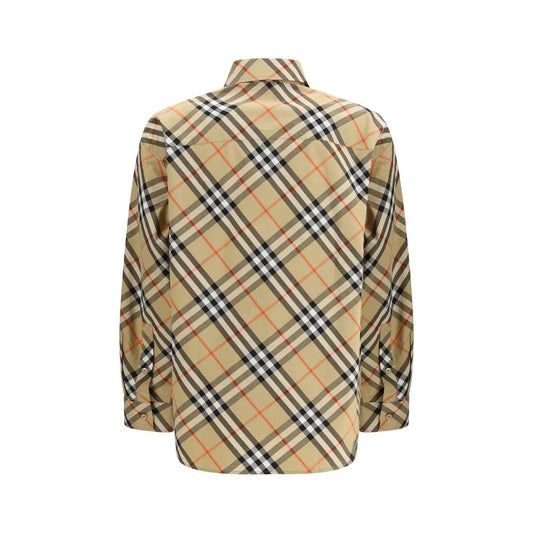 Burberry Mehrfarbiges Baumwollhemd mit Muster by Burberry