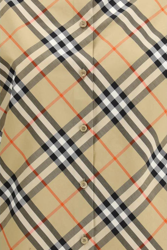 Burberry Mehrfarbiges Baumwollhemd mit Muster by Burberry
