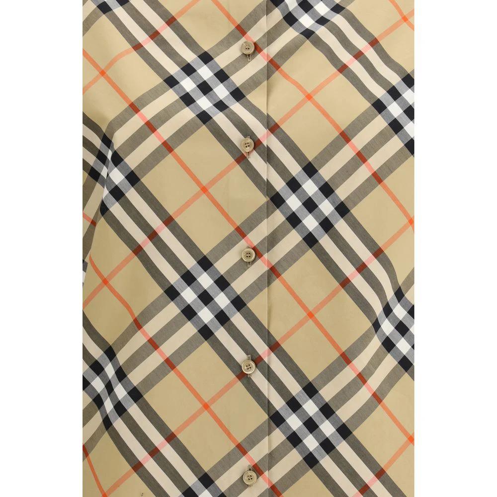 Burberry Mehrfarbiges Baumwollhemd mit Muster by Burberry