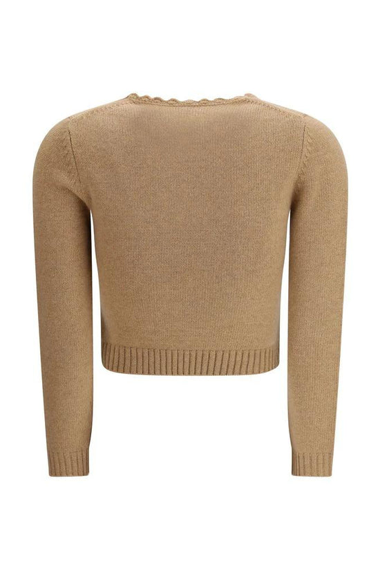 Chloé Brauner Wollpullover by Chloé