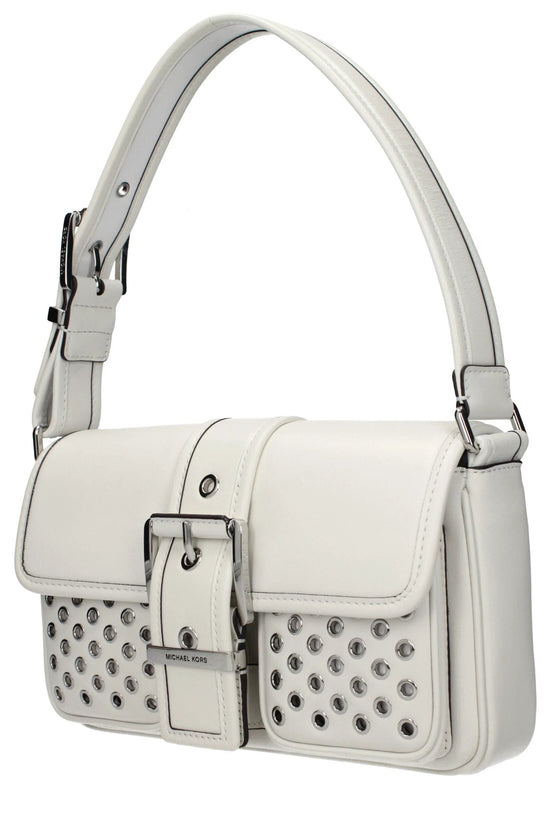 Michael Kors Weiße Leder-Umhängetasche by Michael Kors