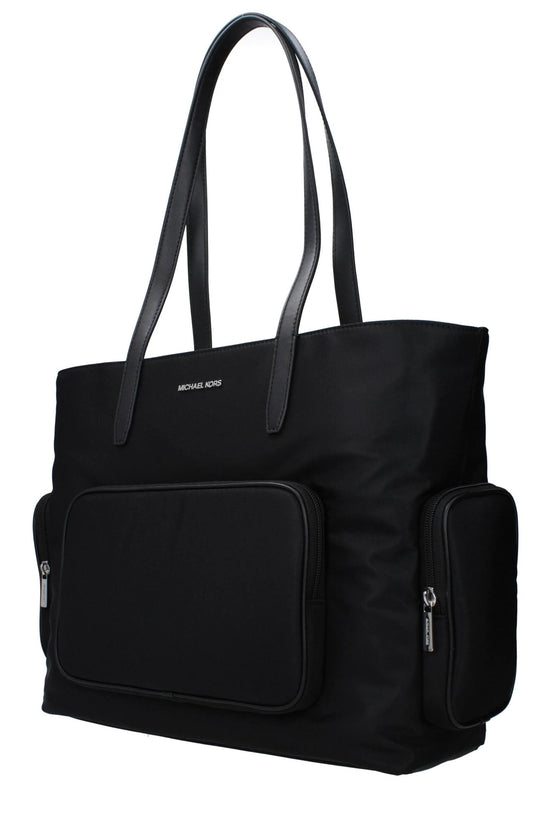 Michael Kors Schwarze Schultertasche aus Stoff by Michael Kors