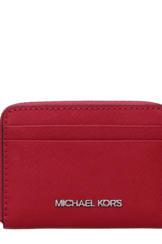 Michael Kors Rotes Lederkartenetui by Michael Kors