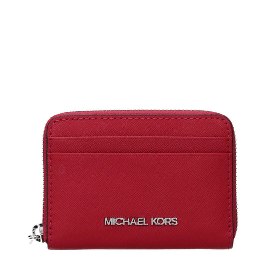 Michael Kors Rotes Lederkartenetui by Michael Kors