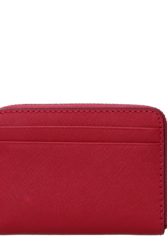 Michael Kors Rotes Lederkartenetui by Michael Kors