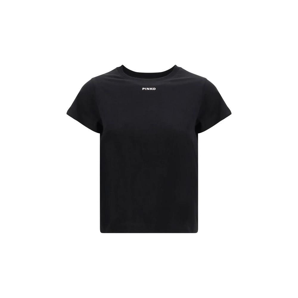 PINKO Schwarzes Baumwoll-T-Shirt by PINKO