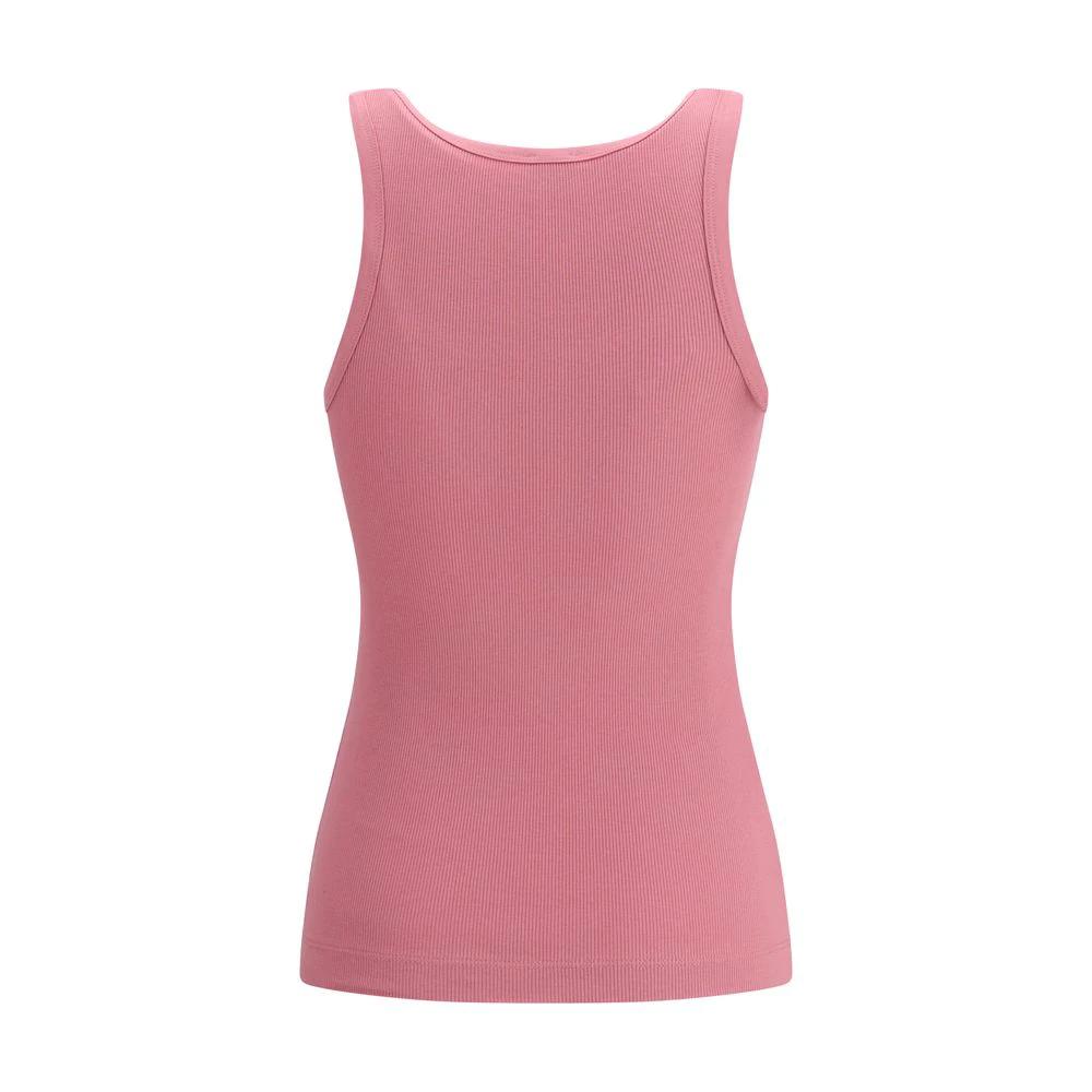 PINKO Ärmelloses T-Shirt aus mehrfarbiger Baumwolle by PINKO