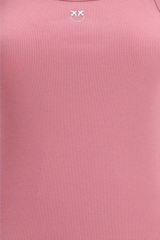 PINKO Ärmelloses T-Shirt aus mehrfarbiger Baumwolle by PINKO