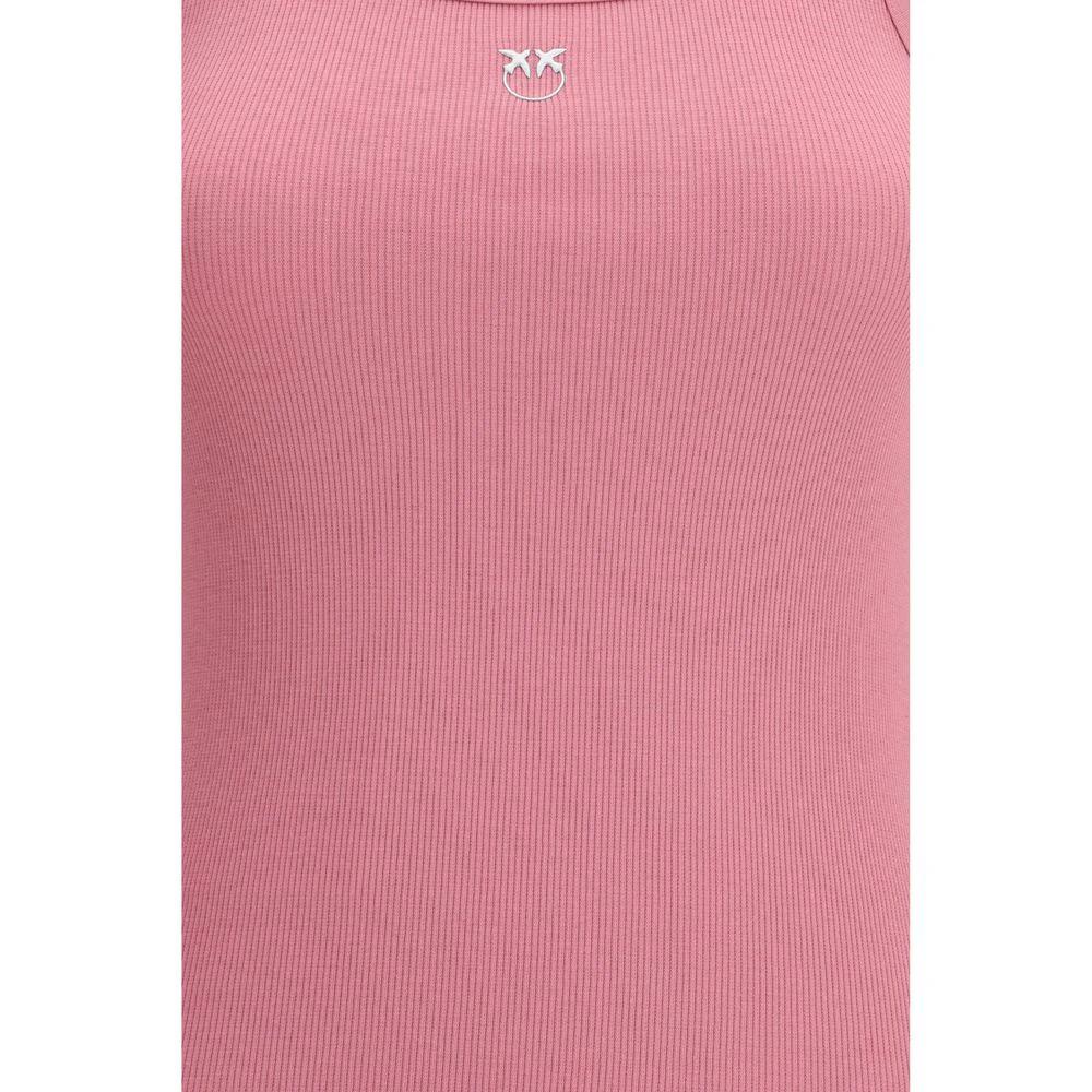PINKO Ärmelloses T-Shirt aus mehrfarbiger Baumwolle by PINKO