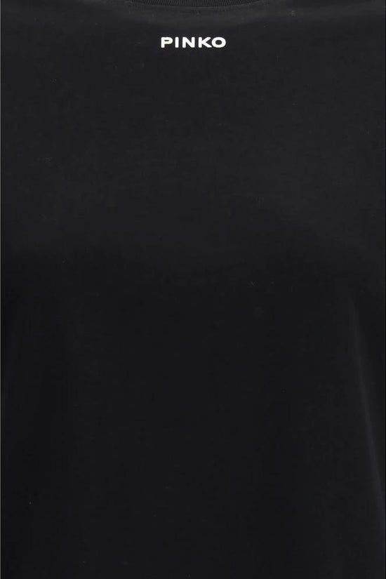 PINKO Schwarzes Baumwoll-T-Shirt by PINKO