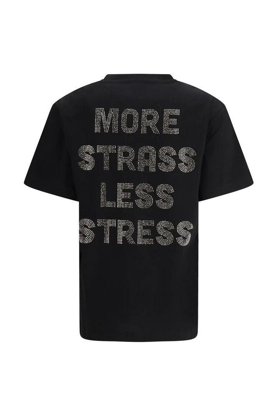 PINKO Schwarzes Baumwoll-T-Shirt by PINKO