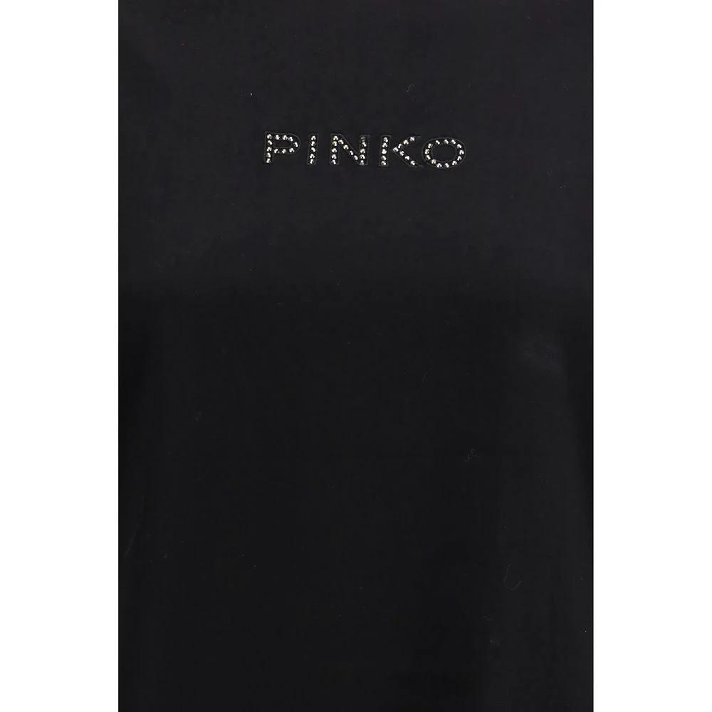 PINKO Schwarzes Baumwoll-T-Shirt by PINKO