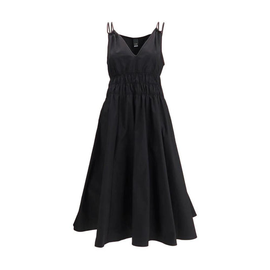PINKO Schwarzes Baumwoll-Freizeitkleid by PINKO