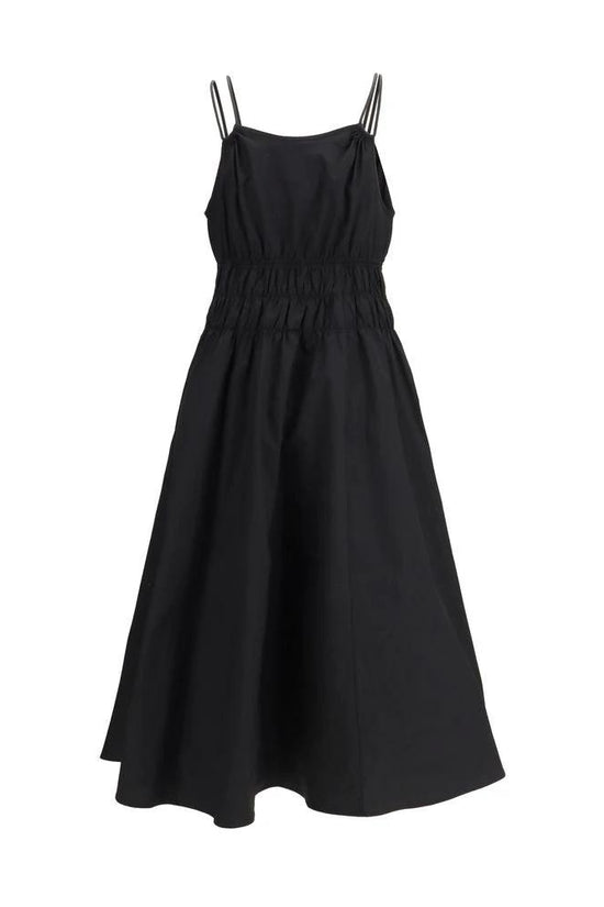 PINKO Schwarzes Baumwoll-Freizeitkleid by PINKO