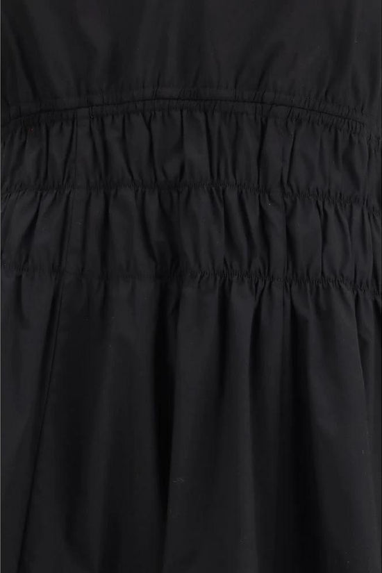 PINKO Schwarzes Baumwoll-Freizeitkleid by PINKO