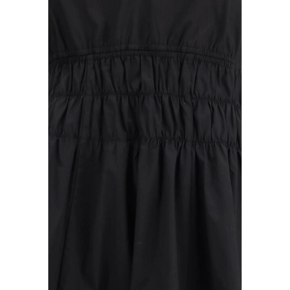 PINKO Schwarzes Baumwoll-Freizeitkleid by PINKO
