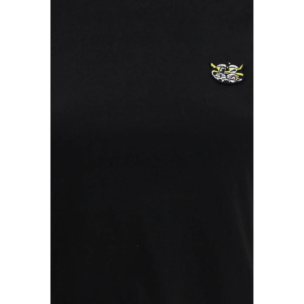 Kenzo Schwarzes Baumwoll-T-Shirt by Kenzo