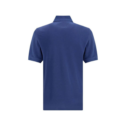 Brunello Cucinelli Blaues Baumwoll-Polohemd by Brunello Cucinelli