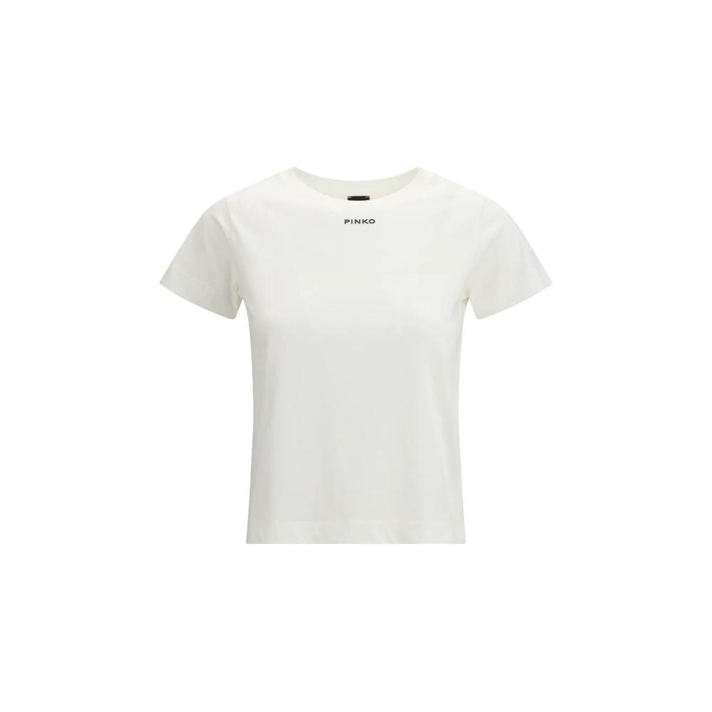 PINKO Weißes Baumwoll-T-Shirt by PINKO