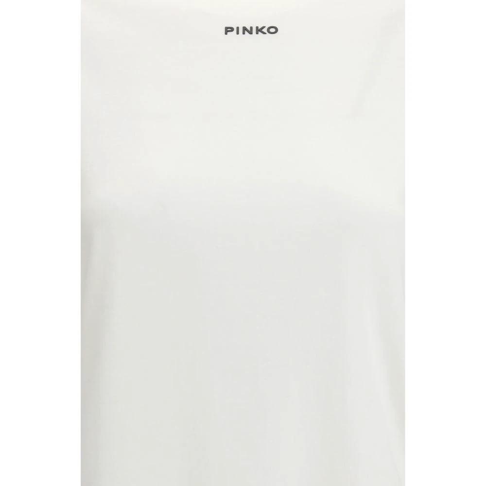 PINKO Weißes Baumwoll-T-Shirt by PINKO