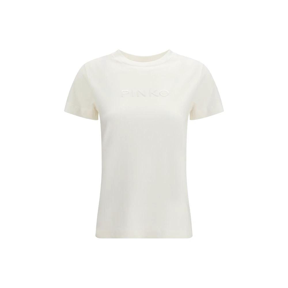 PINKO Weißes Baumwoll-T-Shirt by PINKO