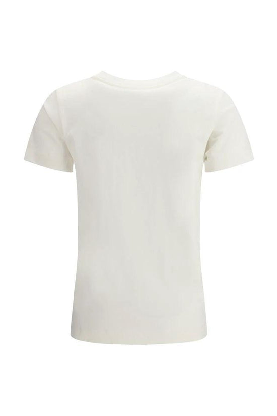 PINKO Weißes Baumwoll-T-Shirt by PINKO