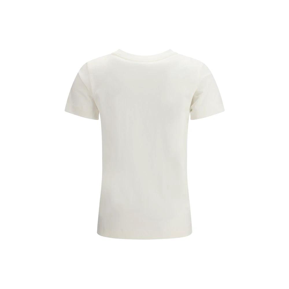 PINKO Weißes Baumwoll-T-Shirt by PINKO