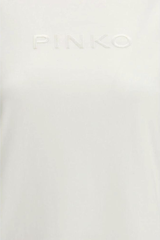 PINKO Weißes Baumwoll-T-Shirt by PINKO