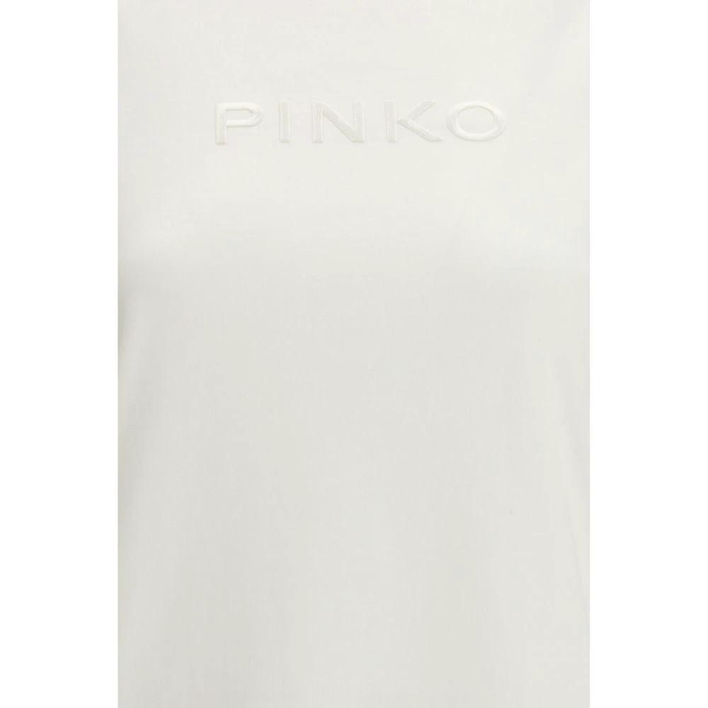 PINKO Weißes Baumwoll-T-Shirt by PINKO