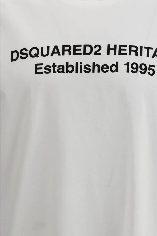 Dsquared² Weißes Baumwoll-T-Shirt by Dsquared²