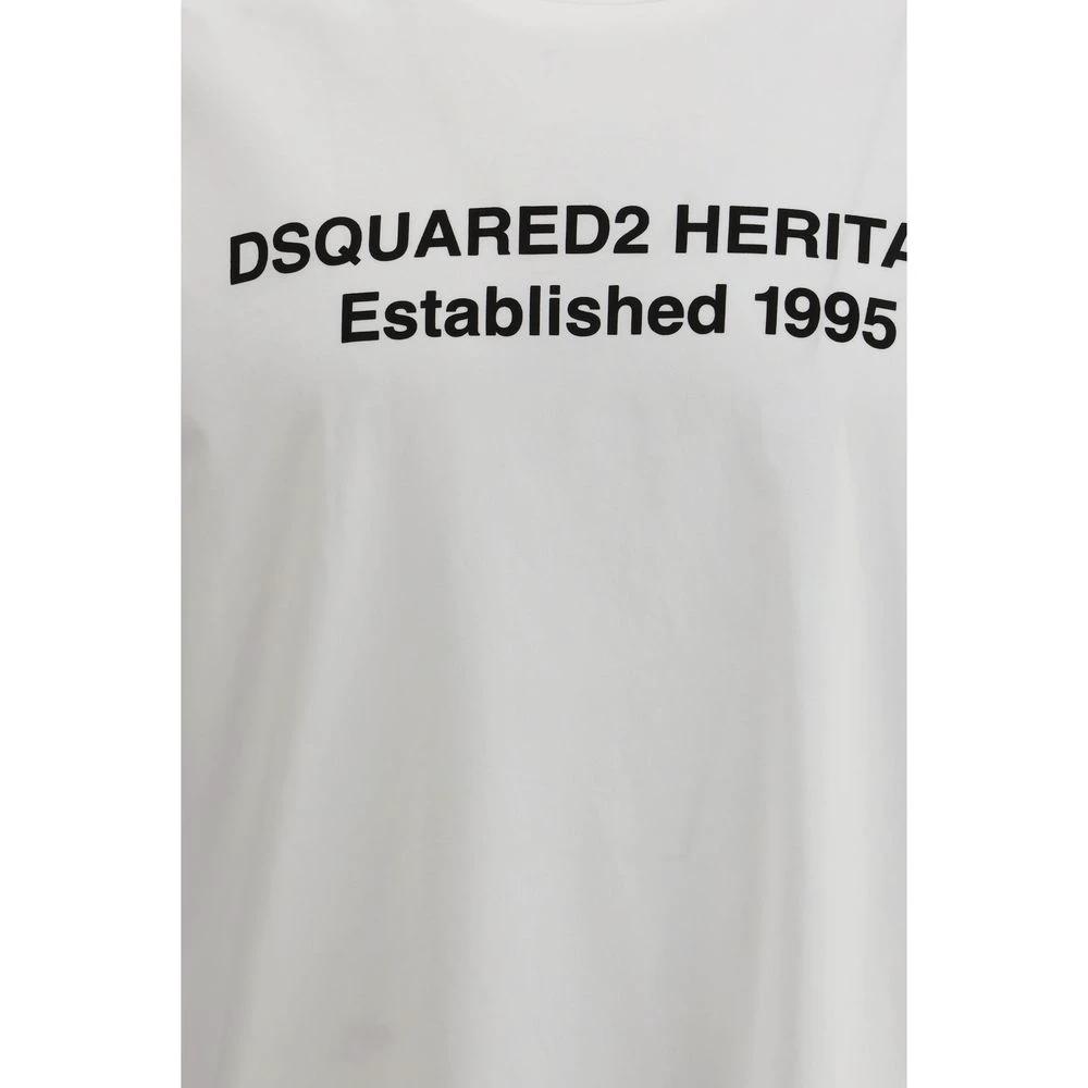 Dsquared² Weißes Baumwoll-T-Shirt by Dsquared²
