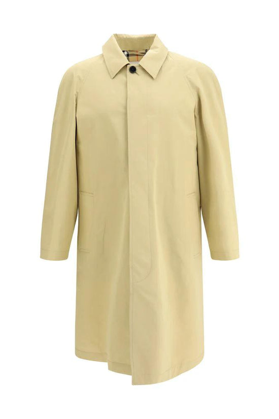 Burberry Beige Cotton Trench Coat by Burberry