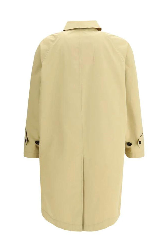 Burberry Beige Cotton Trench Coat by Burberry