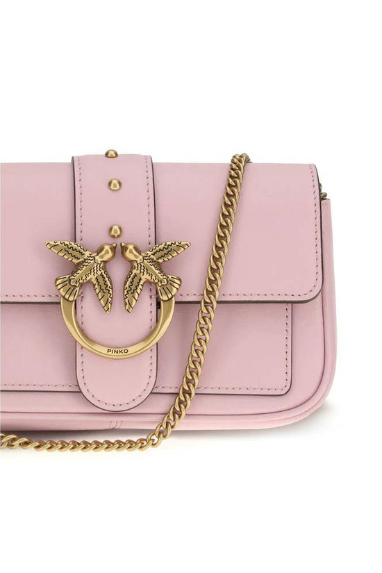 PINKO Multicolor Calf Leather Bos Taurus Schultertasche by PINKO