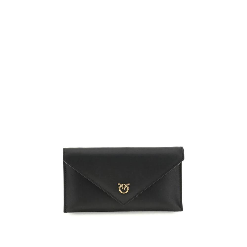 PINKO Schwarze Kalbsleder Bos Taurus Handtasche by PINKO