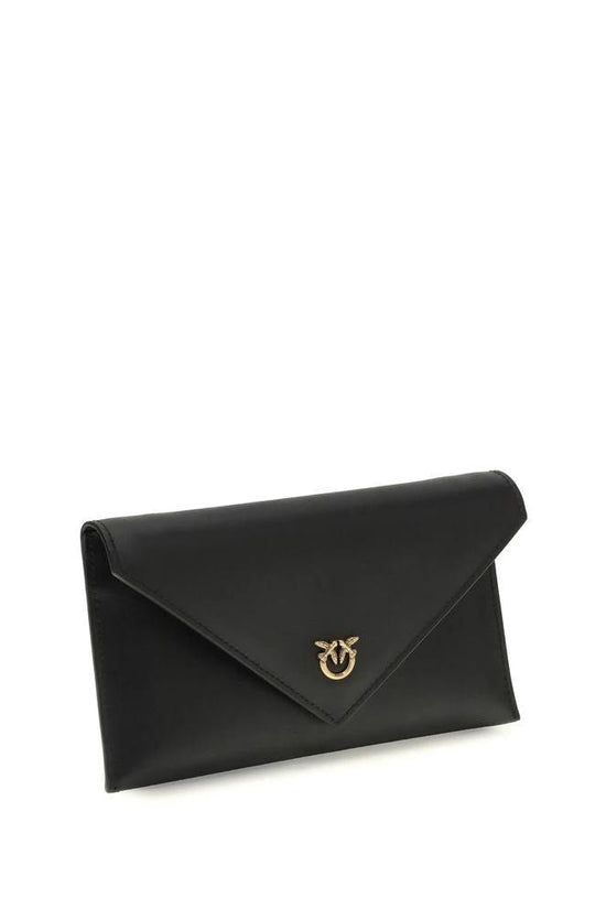 PINKO Schwarze Kalbsleder Bos Taurus Handtasche by PINKO