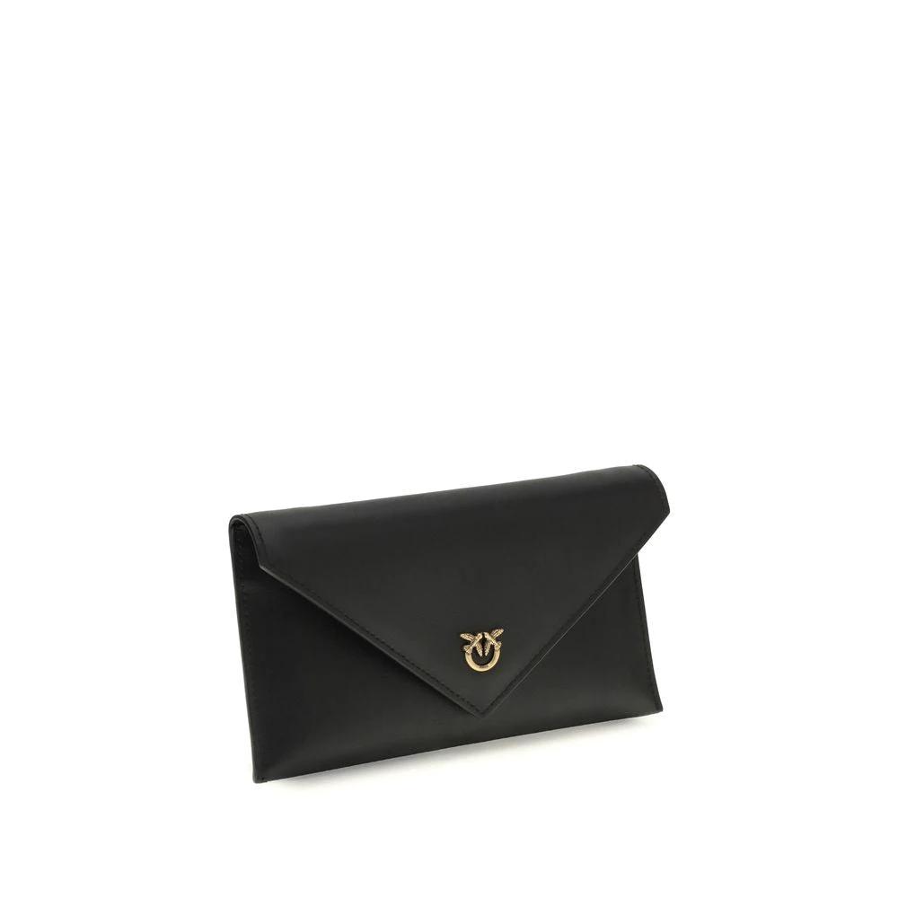 PINKO Schwarze Kalbsleder Bos Taurus Handtasche by PINKO