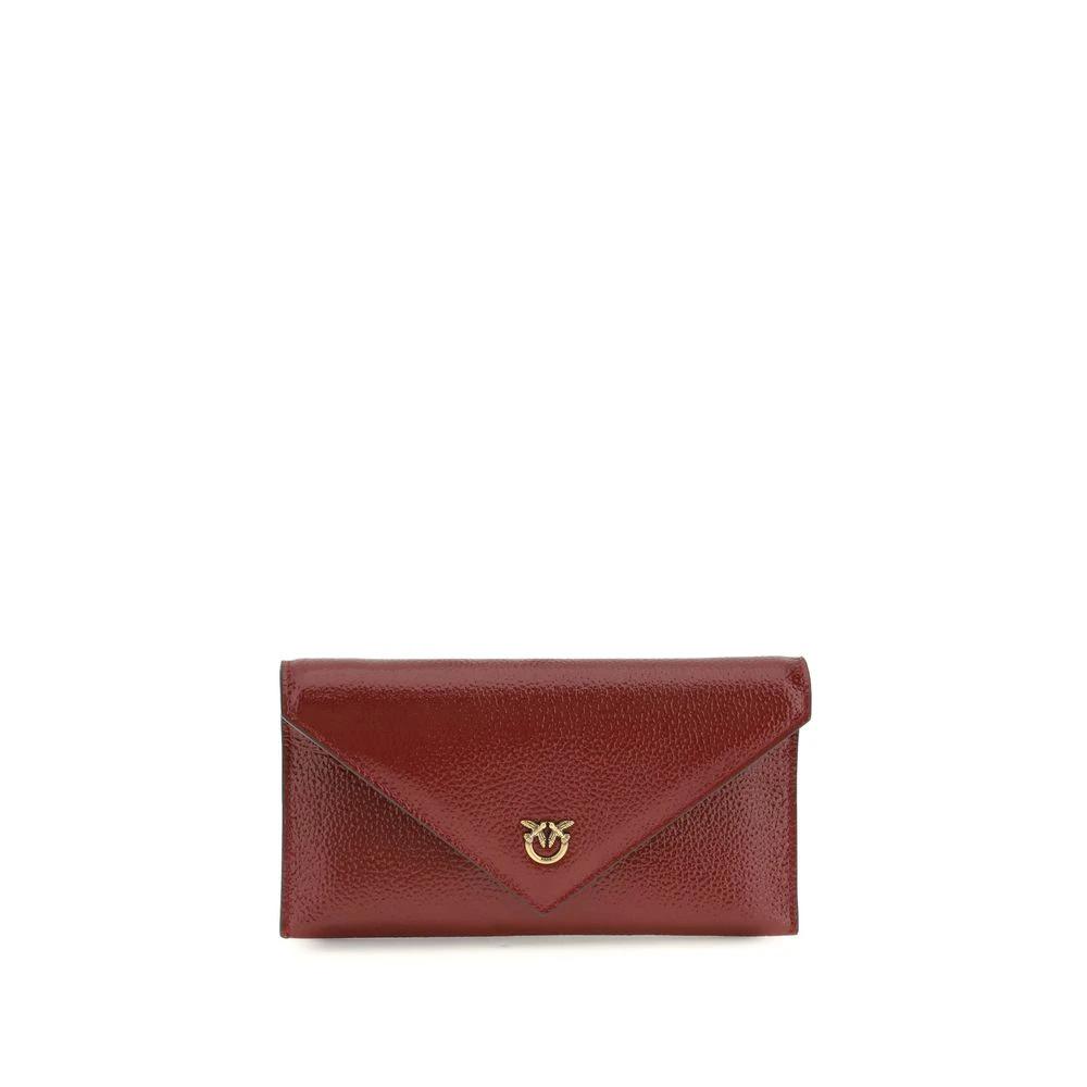 PINKO Bordeaux Calf Leather Bos Taurus Handtasche by PINKO