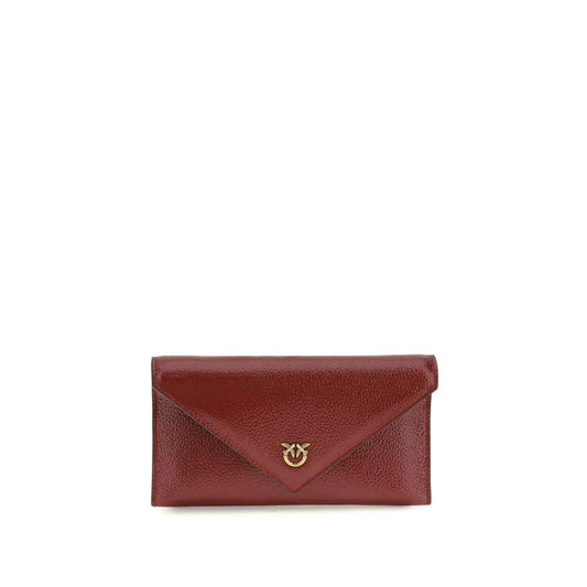 PINKO Bordeaux Calf Leather Bos Taurus Handtasche by PINKO