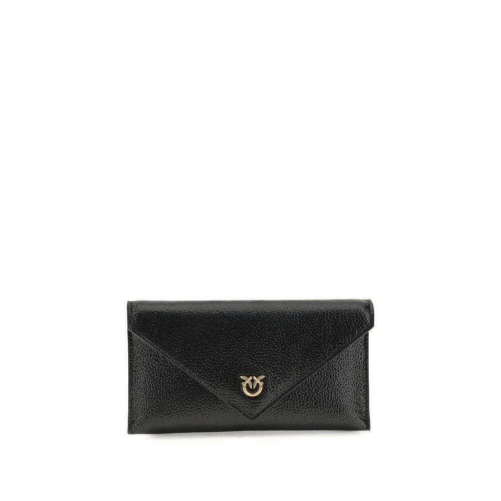 PINKO Schwarze Kalbsleder Bos Taurus Handtasche by PINKO