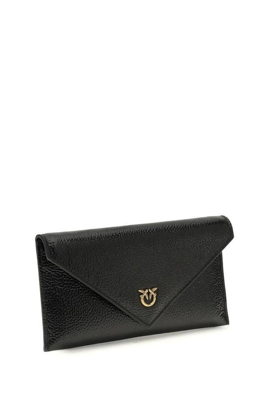 PINKO Schwarze Kalbsleder Bos Taurus Handtasche by PINKO