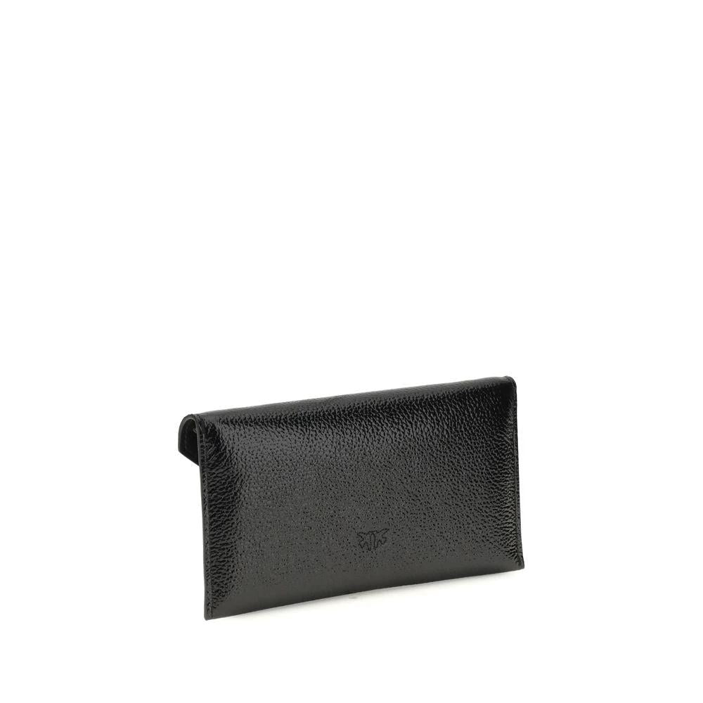 PINKO Schwarze Kalbsleder Bos Taurus Handtasche by PINKO