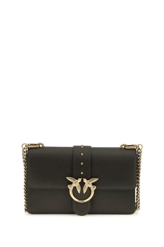 PINKO Bicolor Calf Leather Bos Taurus Schultertasche by PINKO