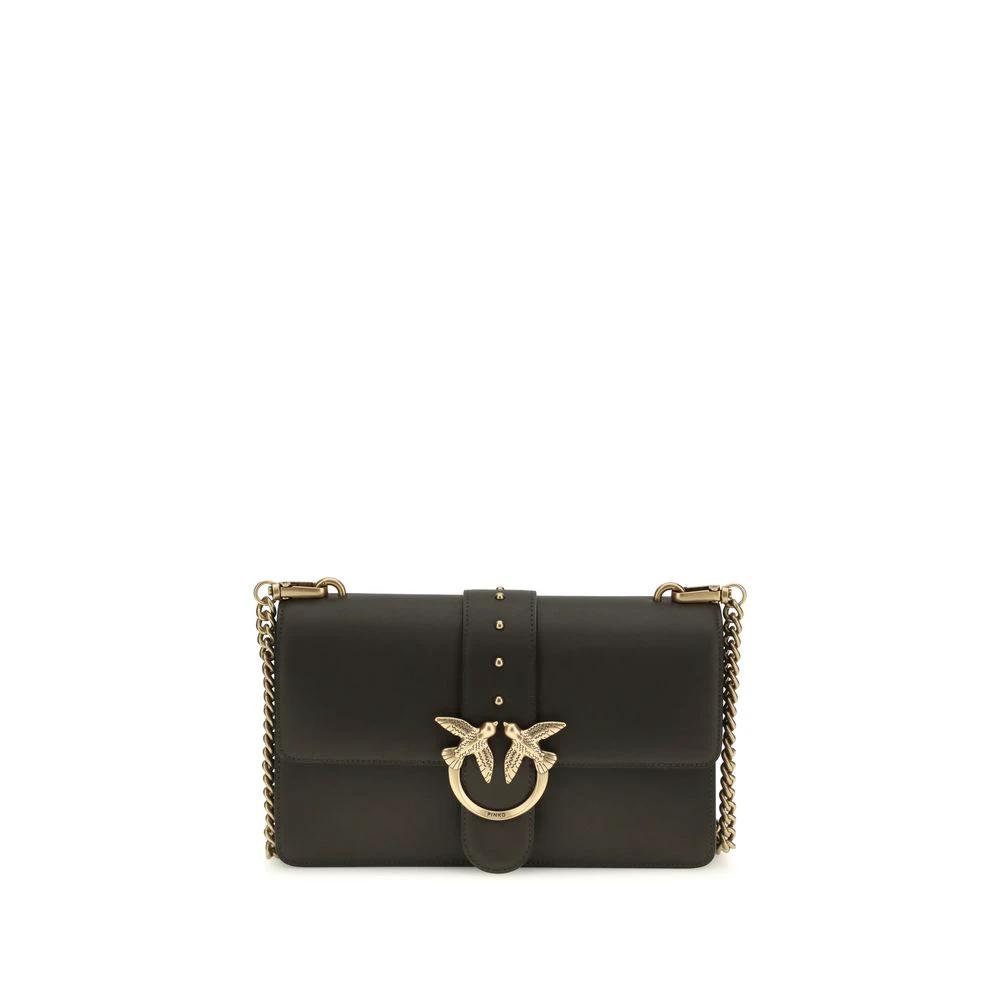 PINKO Bicolor Calf Leather Bos Taurus Schultertasche by PINKO