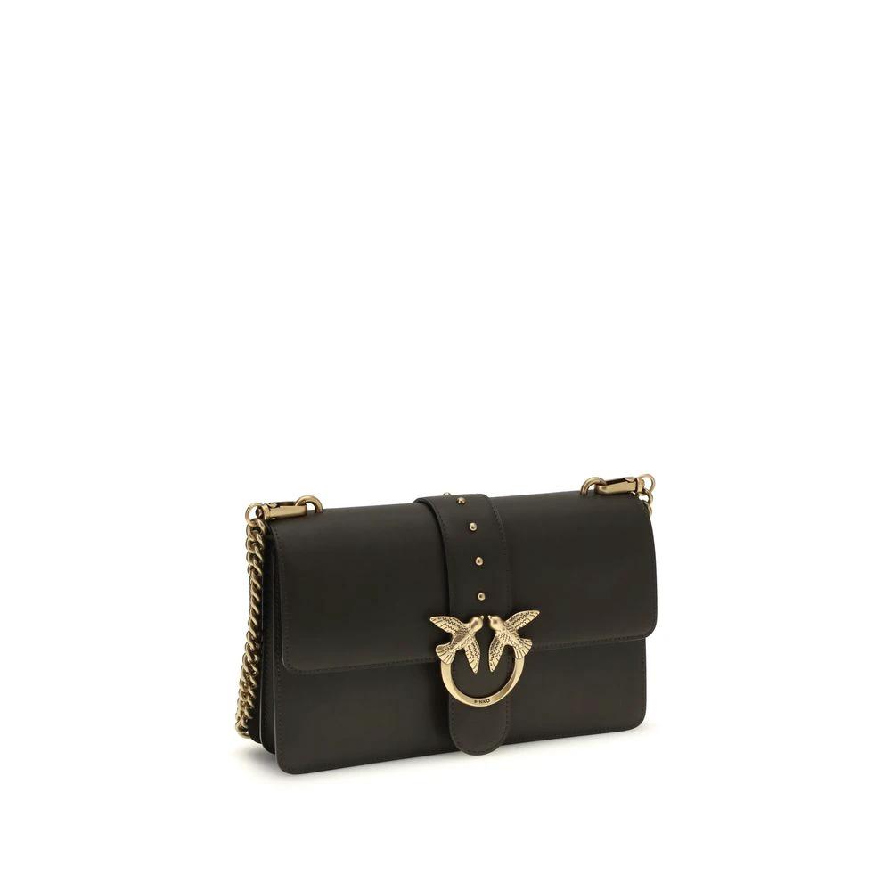 PINKO Bicolor Calf Leather Bos Taurus Schultertasche by PINKO